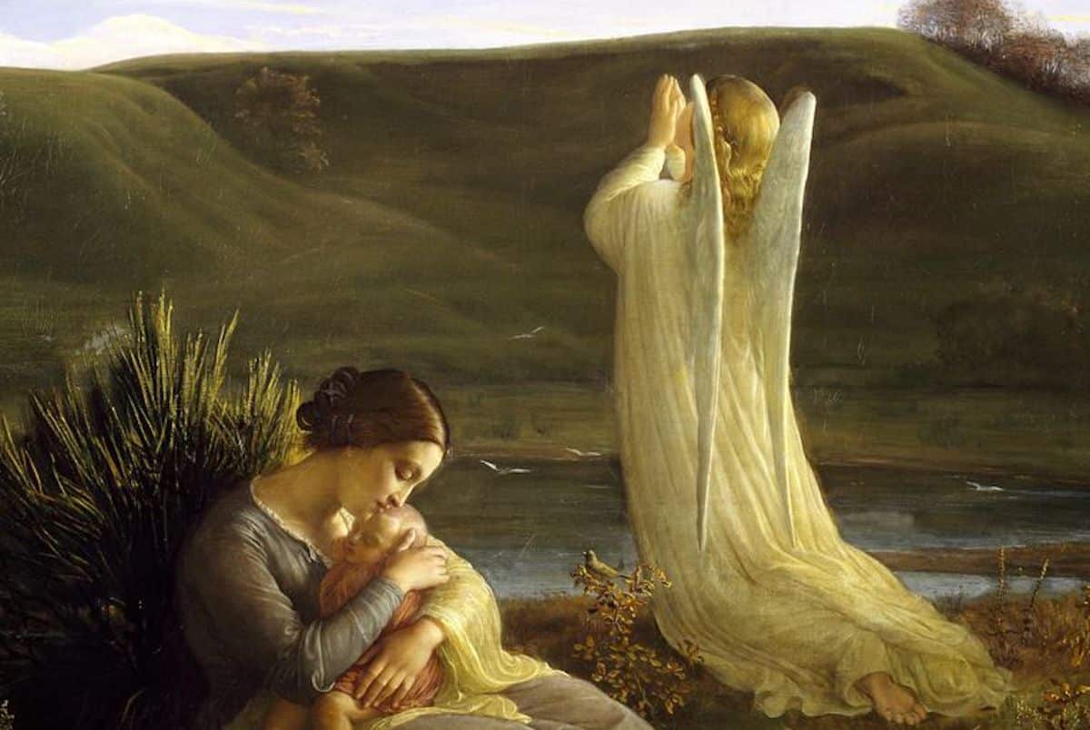 Tres santos que podían ver a su ángel de la guarda