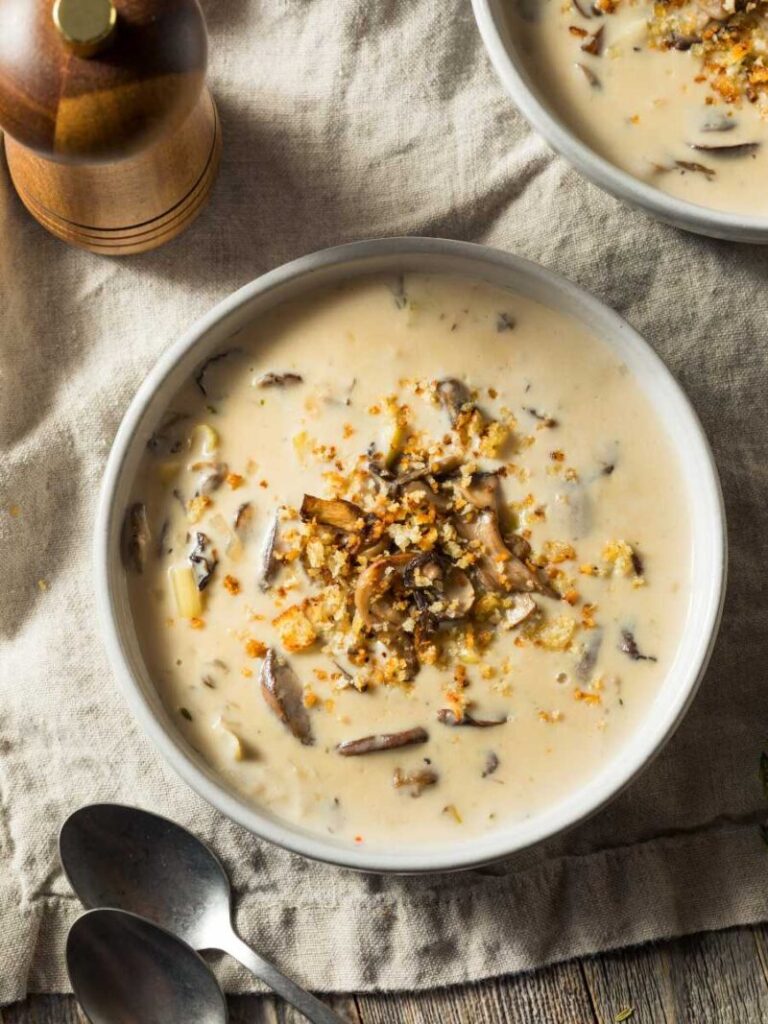 Crema de champiñones en Thermomix