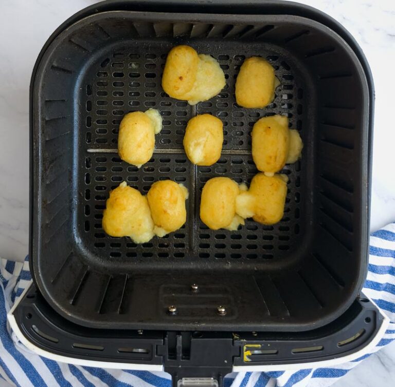 Croquetas congeladas en freidora de aire: tiempo y trucos para que no exploten
