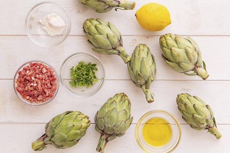 Alcachofas con jamón