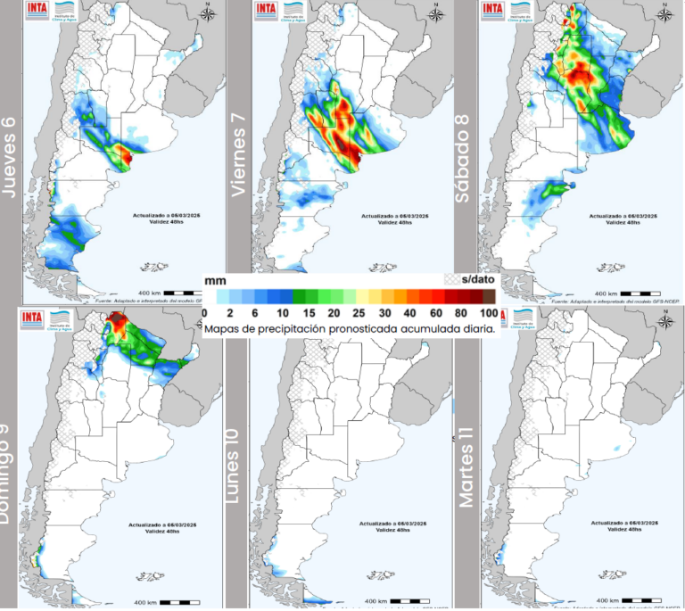 De tanto pedir agua se viene una “inundación” y ahora en muchas zonas ruegan que aflojen las lluvias