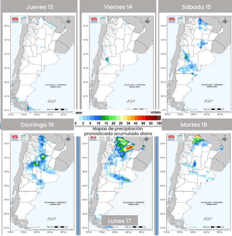Alivio: Finalmente llegan pronósticos de lluvias contundentes para Chaco y Formosa