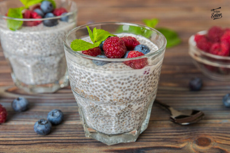 Pudin de chia. Receta de desayuno saludable y fácil