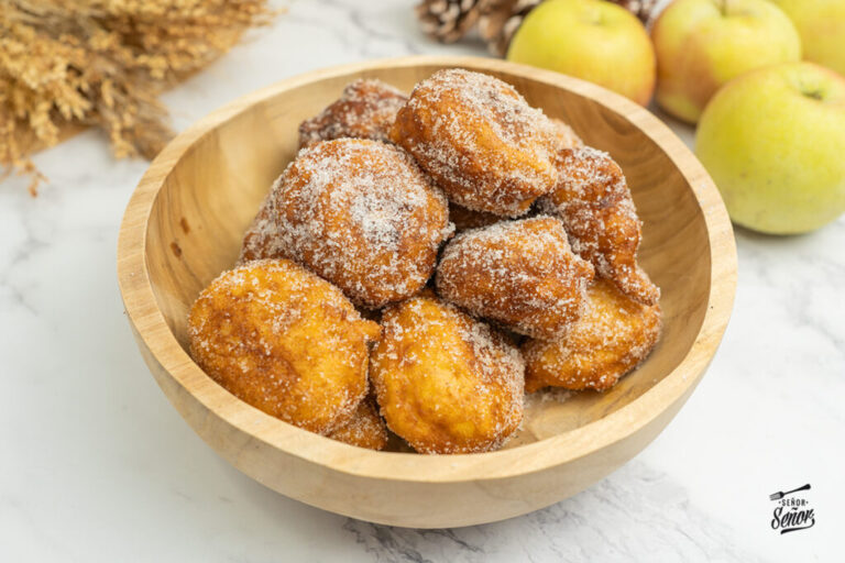 Buñuelos de manzana. Receta fácil, rápida y deliciosa 