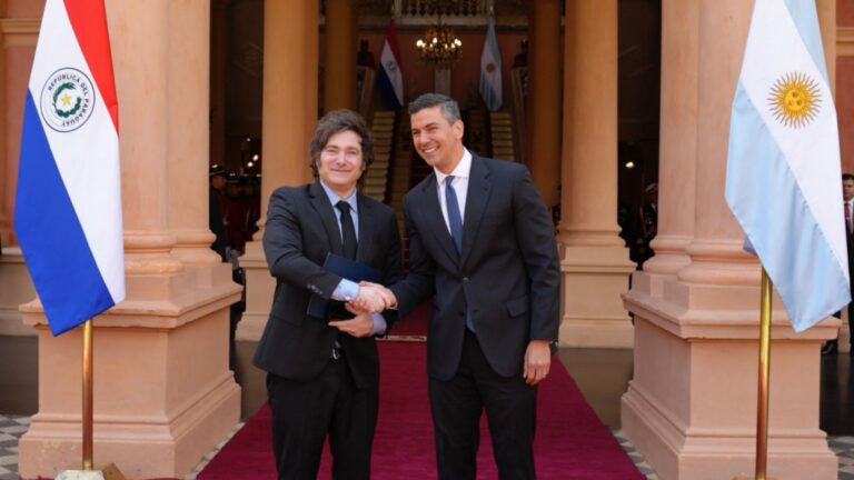 Milei: “Argentina y Paraguay serán un ejemplo para toda Sudamérica”