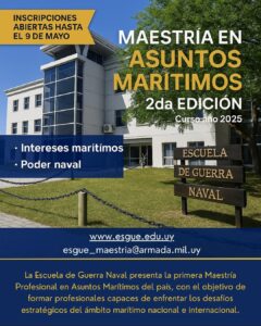 La Escuela de Guerra Naval lanza la primera Maestría en Asuntos Marítimos del país