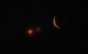 Descubren un planeta en órbita perpendicular alrededor de una pareja de estrellas