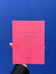 Andrés Vásch presenta el poemario “Todo el pan de la casa en mi boca”