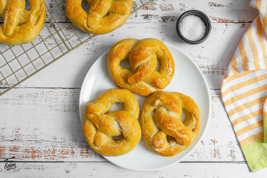 Pretzels. Receta de casera y original alemana