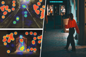 Volver a casa de noche no es lo mismo para una mujer que un hombre. Lo sabemos por hacia dónde mira cada uno