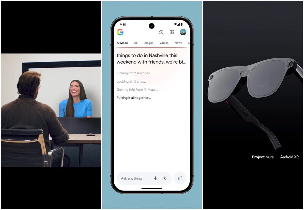 AI Mode, Project Beam, Veo 3, las gafas Project Aura, Jules y todo lo presentado en un Google I/O 2025 cargado de ambición AI Mode, Project Beam, Veo 3, las gafas Project Aura, Jules y todo lo presentado en un Google I/O 2025 cargado de ambición