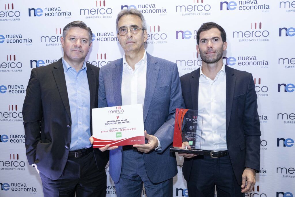 El BNB es la entidad financiera con mejor reputación de Bolivia, según ranking MERCO