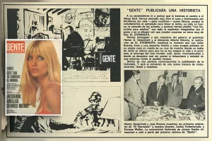 “El Eternauta”, de la edición adaptada por su creador, Héctor Oesterheld, que publicó GENTE durante 1969, a la sorpresa de Ricardo Darin cuando la descubrió: “Es espectacular”