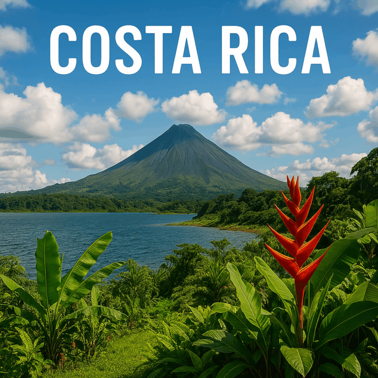 Genera una imagen real de un aspecto representativo del país de Costa Rica