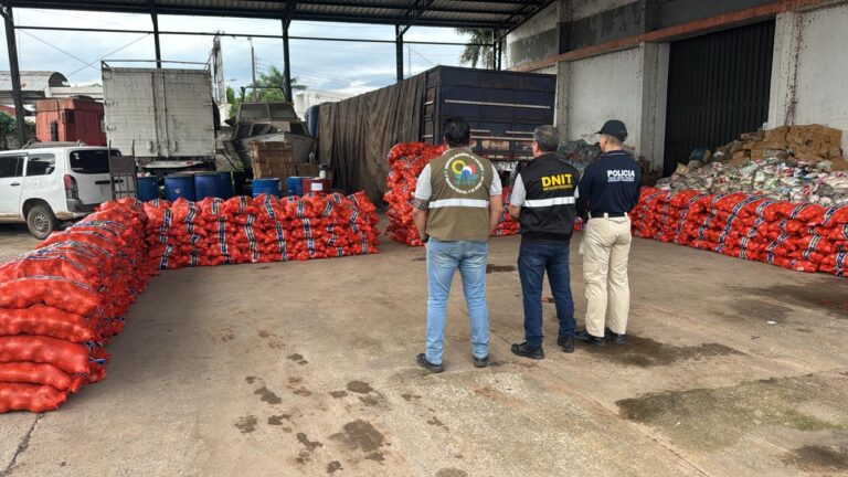 Paraguay: DNIT Incauta 10 Toneladas de Cebolla Sin Documentación