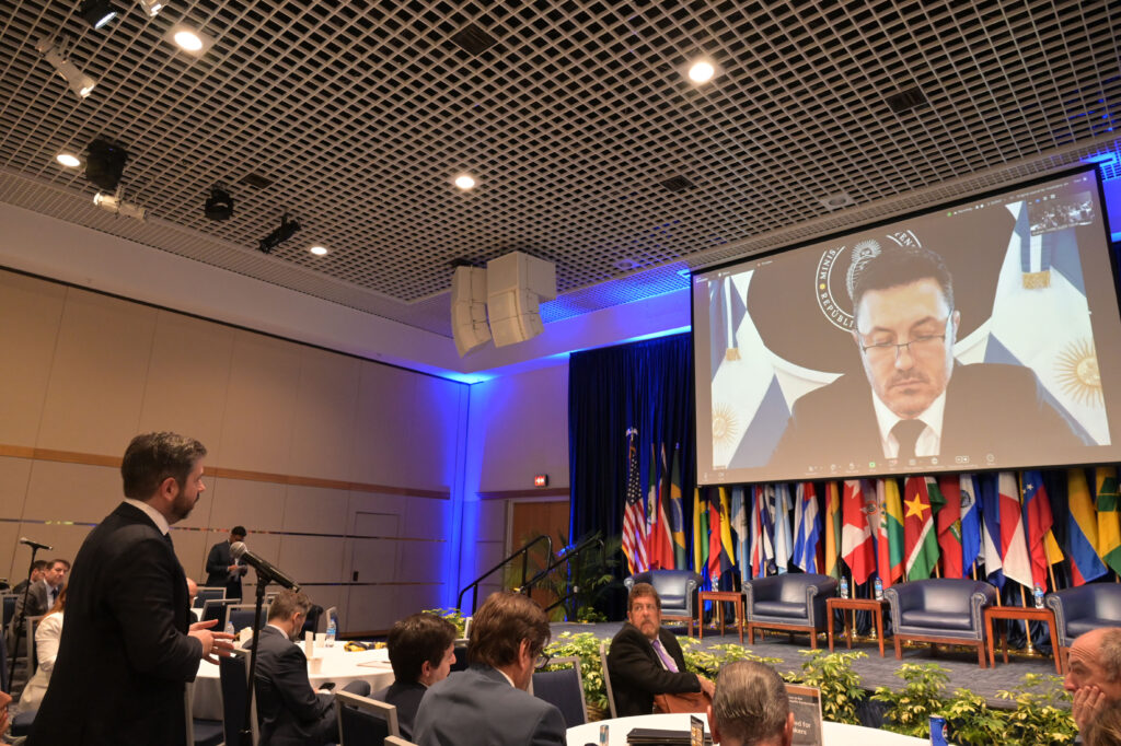 Petri en la 10ª Conferencia de Seguridad Hemisférica: “Buscamos ampliar el ámbito de actuación de las FF. AA. argentinas”