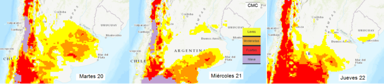 Para esta semana se pronostican heladas intensas en sectores del sur de la región pampeana argentina