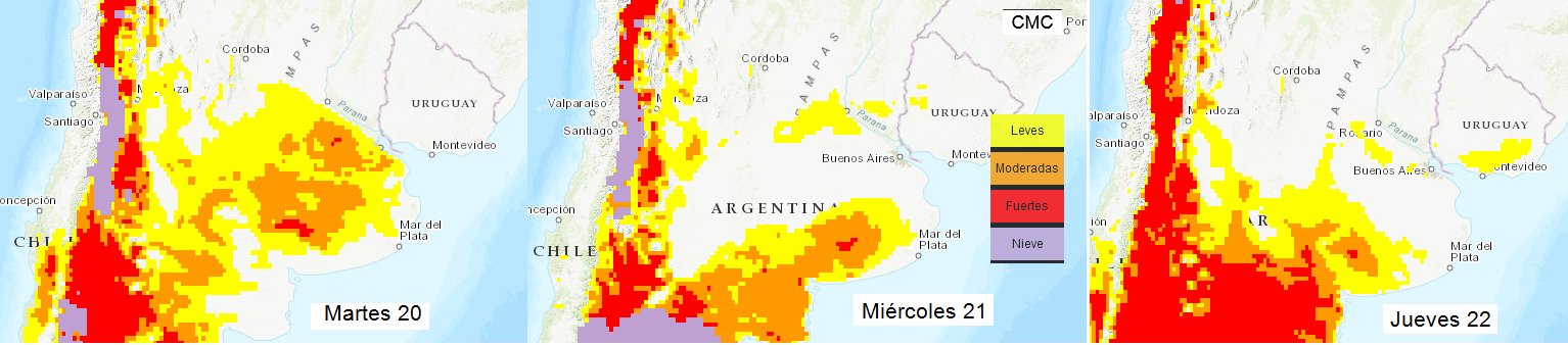 Para esta semana se pronostican heladas intensas en sectores del sur de la región pampeana argentina