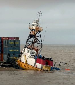 Naufragio del remolcador paraguayo Papu Mar en el Río de la Plata: 18 de abril de 2025