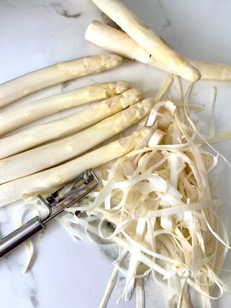 Crema de espárragos blancos