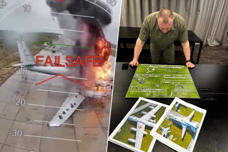 Los drones del mayor ataque contra Rusia perdieron la señal antes de llegar al objetivo. Ucrania tenía un as en la manga