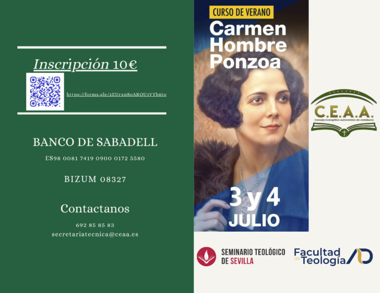 Abren inscripciones para el Curso de Verano «Carmen Hombre Ponzoa» en Sevilla