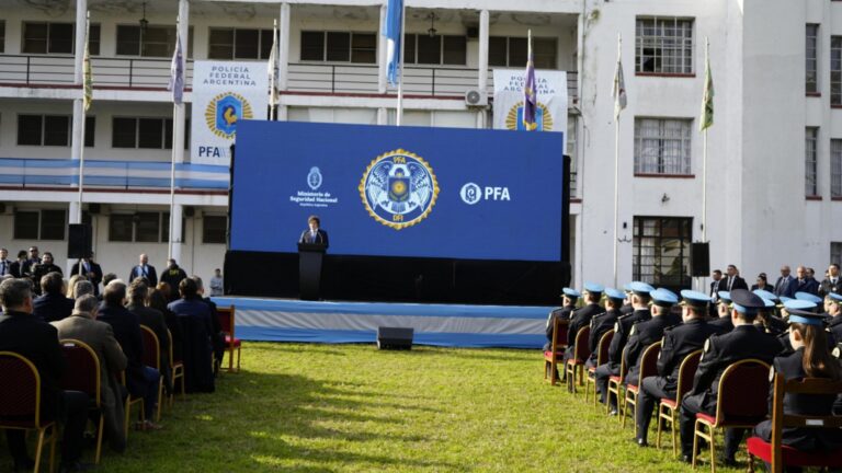 El Presidente Milei presentó el nuevo Departamento Federal de Investigaciones (DFI), corazón de la nueva Policía Federal