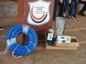 Escuela pública de Ciudad del Este recupera acceso al agua potable gracias a la donación de HVN Automotores