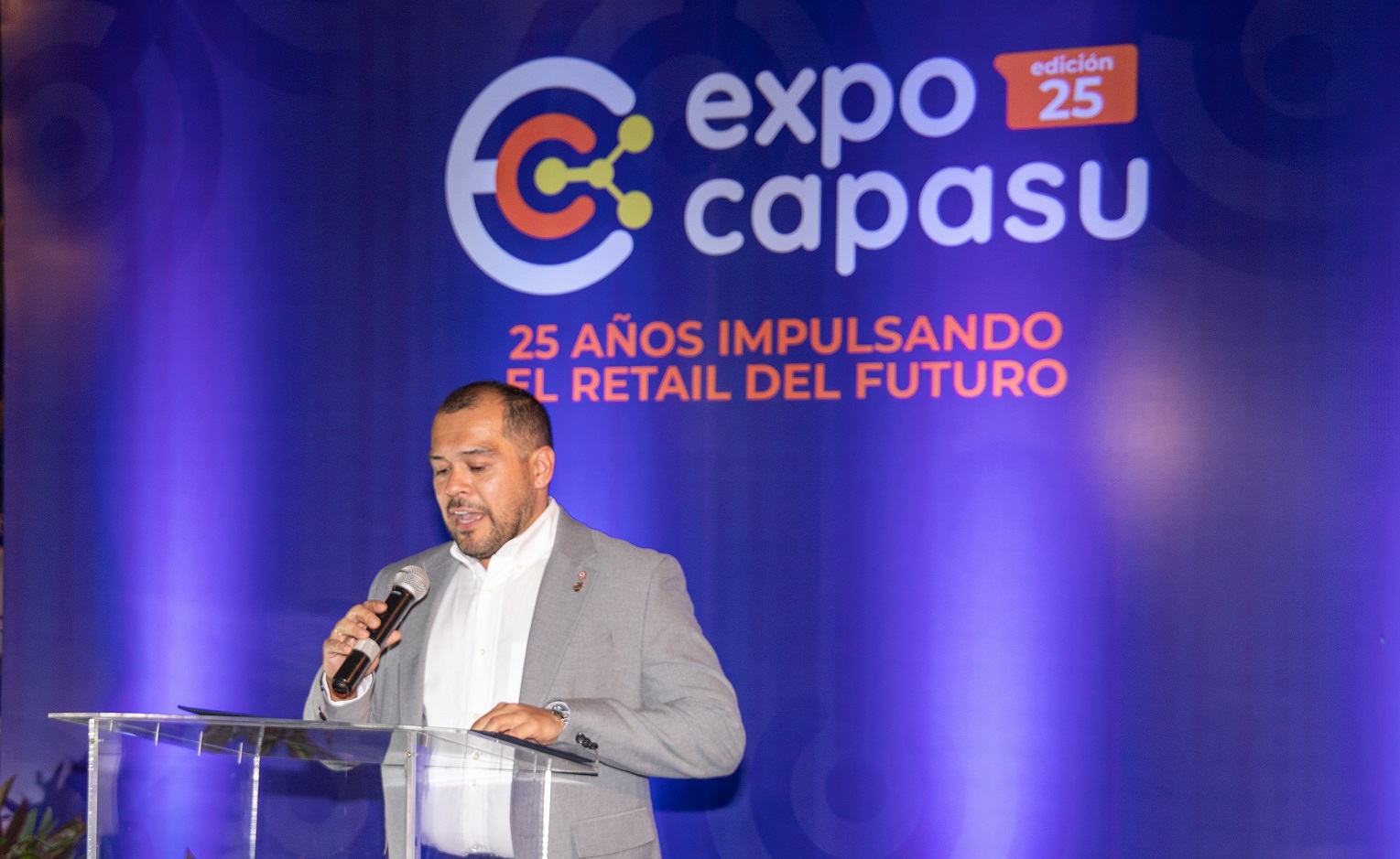 Gustavo Lezcano, en el lanzamiento de la Expo Capasu 2025.