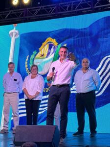 Carlos Albisu en Montevideo el lunes /Directorio del Partido Nacional recibe a los intendentes electos