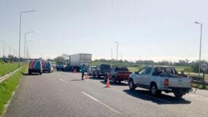 Ruta 9: parcialmente habilitado el tránsito en dirección hacia CABA para vehículos livianos
