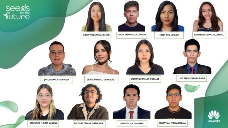 Semillas para el Futuro de Huawei Boliviaya tiene a sus 12 estudiantes seleccionados
