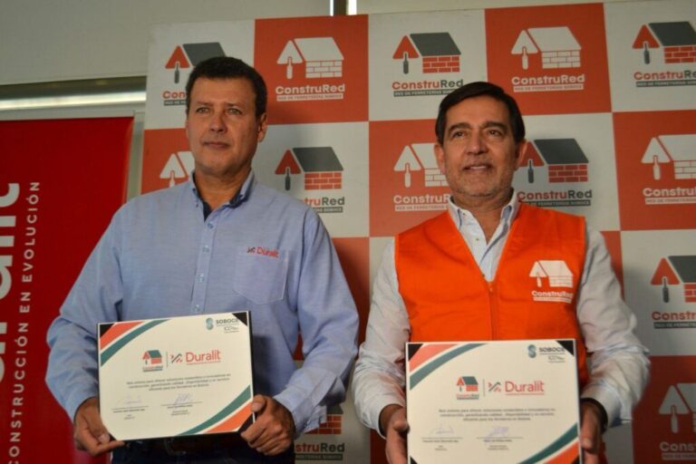 SOBOCE y DURALIT, dos empresas pioneras en la construcción sostenible, sellan alianza a través de ConstruRed
