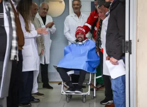 Le dieron el alta a Pablo Grillo después de pasar tres meses internado