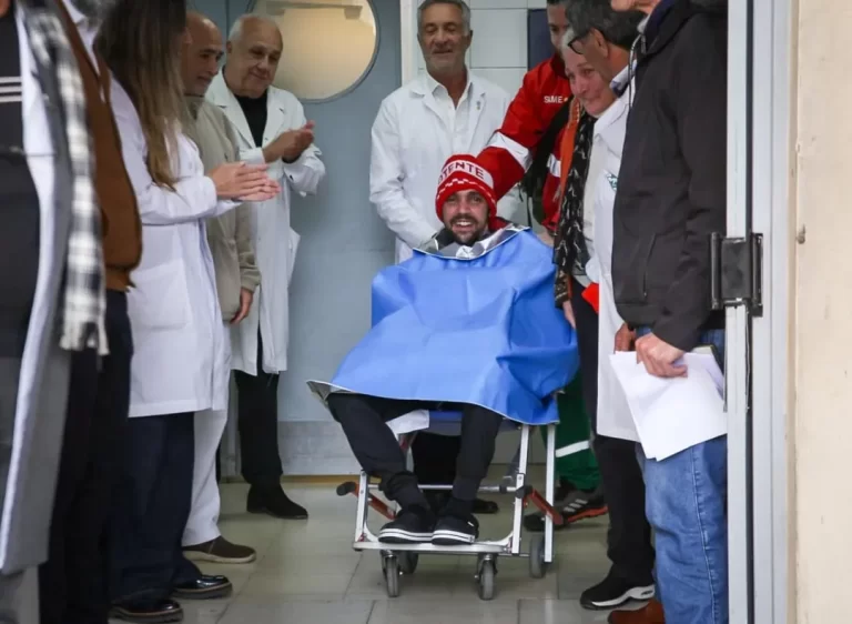 Le dieron el alta a Pablo Grillo después de pasar tres meses internado