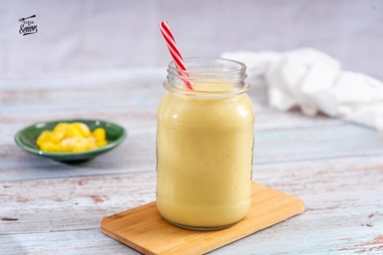 Smoothie de piña. Receta sana y fácil