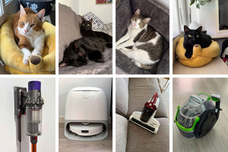 Tengo cinco gatos, cuatro aspiradoras y un plan de contingencia anti-pelos: así mantengo limpia la casa