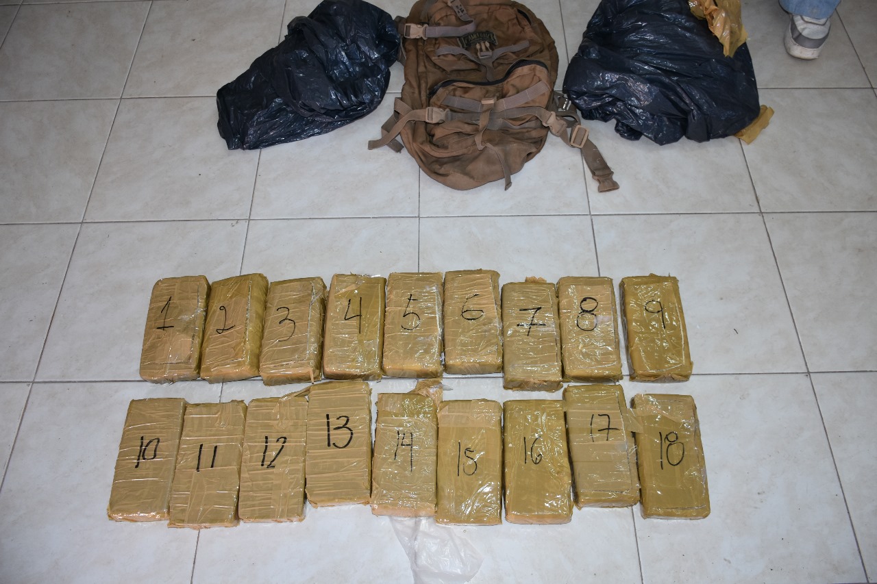 Salta: Intentaba cruzar la frontera con una mochila cargada con 18 kilos de cocaína