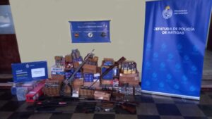 Red internacional de tráfico de armas fue desmantelada en Artigas
