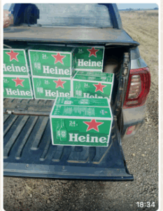 Apresaron contrabando de cerveza en Ruta 4