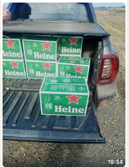 Apresaron contrabando de cerveza en Ruta 4