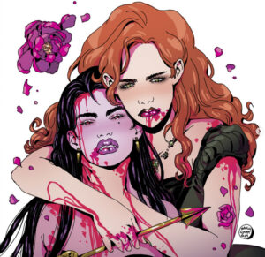 «Violent flowers», una historia de venganza entre vampiros de María Llovet. Norma Editorial.