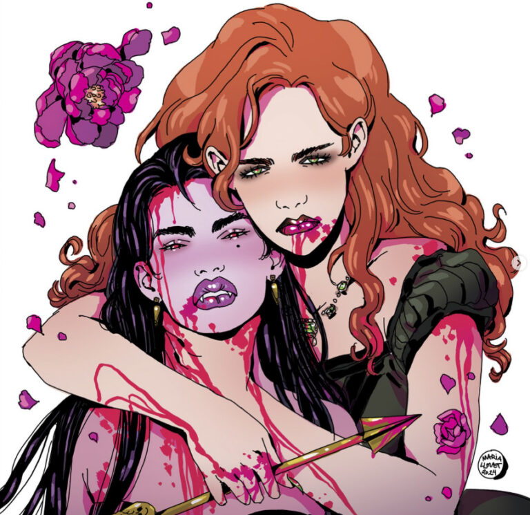 «Violent flowers», una historia de venganza entre vampiros de María Llovet. Norma Editorial.