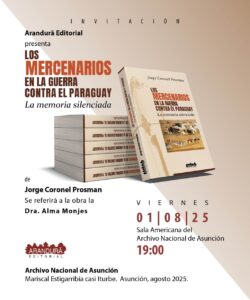 Libro que habla de los mercenarios de la Guerra de la Triple Alianza se lanza la próxima semana
