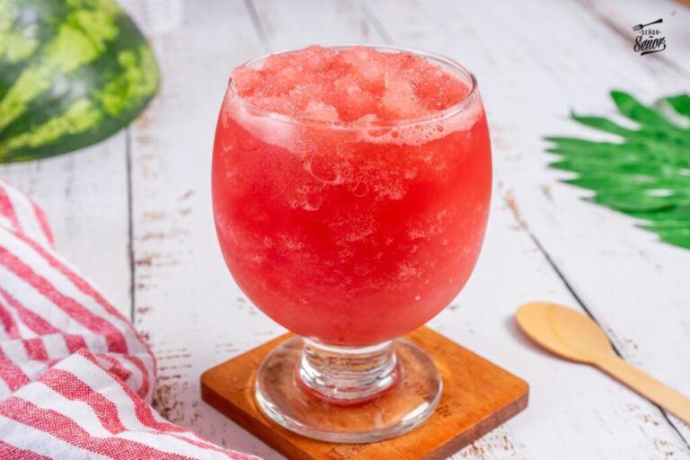 Granizado de sandía. Receta sana y muy refrescante