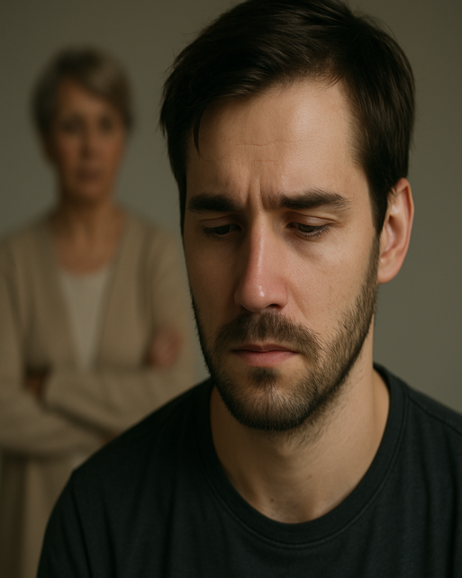 heridas de la madre en el hombre