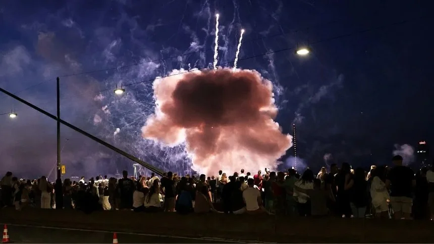 Espectáculo de fuegos artificiales en Alemania salió mal y terminó con al menos 19 heridos
