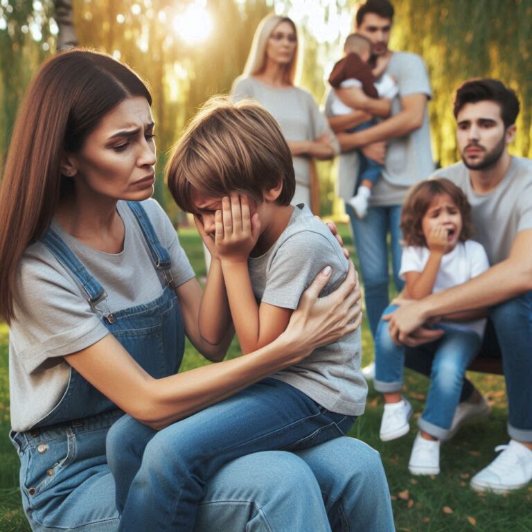 ¿Cómo puedo hacer frente a la rabieta de mi hijo en público