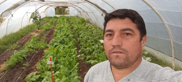 Cecilia Rivas y Esteban López emprendieron en Laboulaye una huerta agroecológica y venden bolsones de verduras en toda esa comarca del sur cordobés