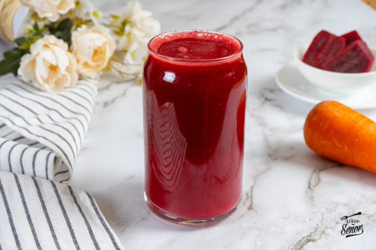 Batido de remolacha. Receta sana y fácil